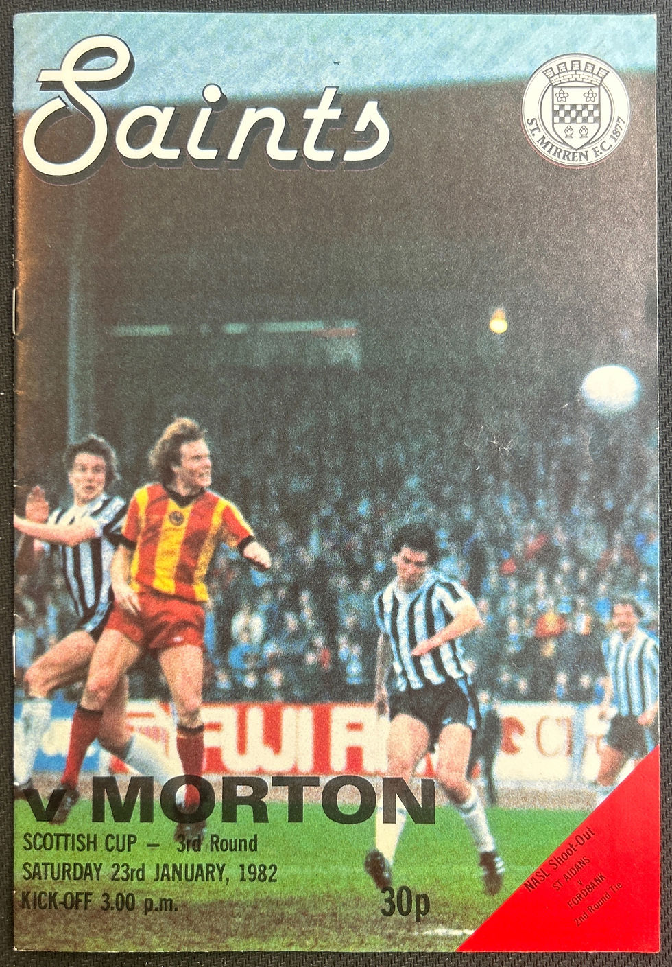1982 Jan 23 St Mirren V Morton