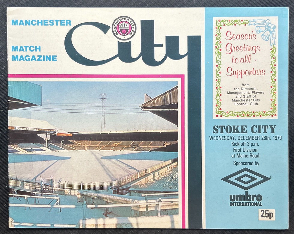 1979 Dec 26 Man City V Stoke