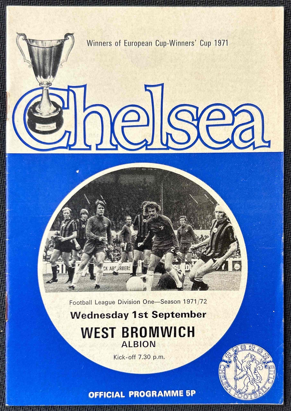 1971 Sep 1 Chelsea V West Brom