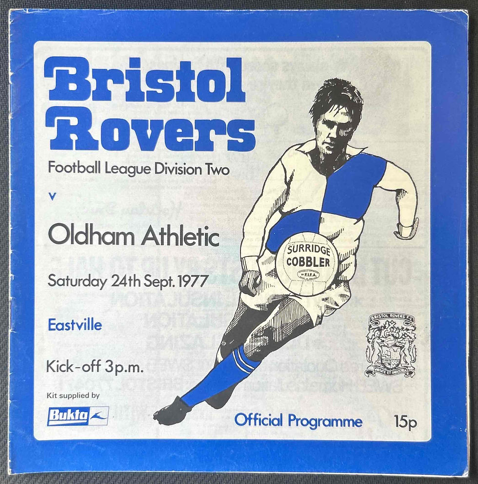 Bristol Rovers V Oldham