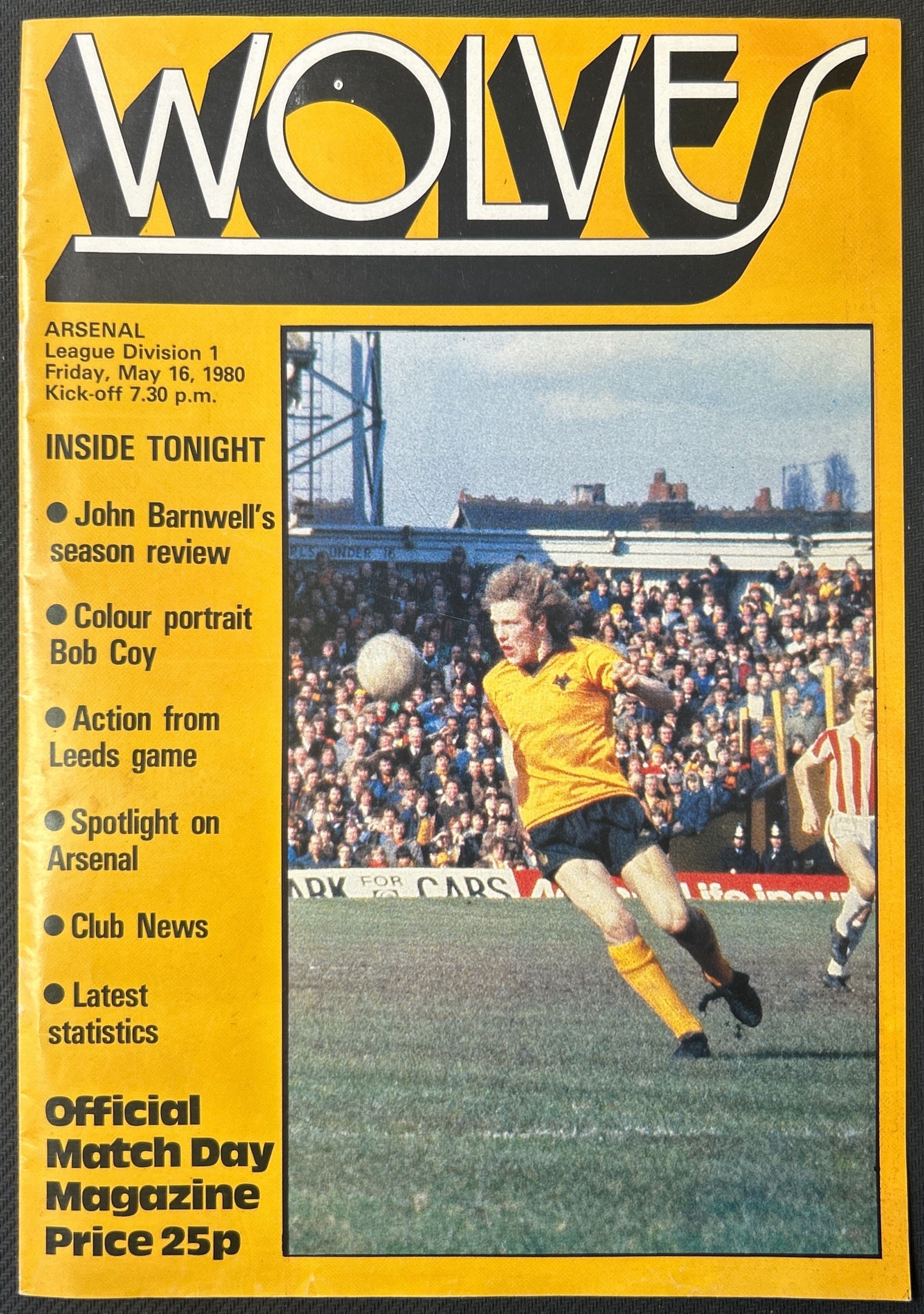 1980 May 16 Wolves V Arsenal