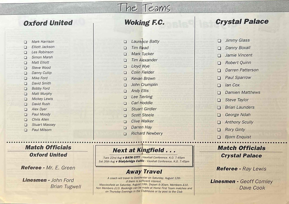 Thumbnail: Oxford Football Programmes