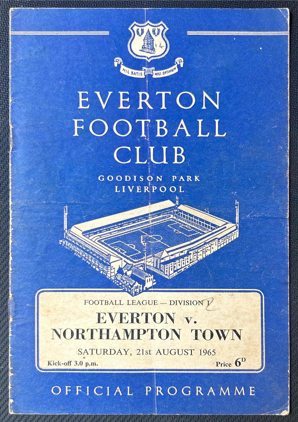 Everton Football Programme