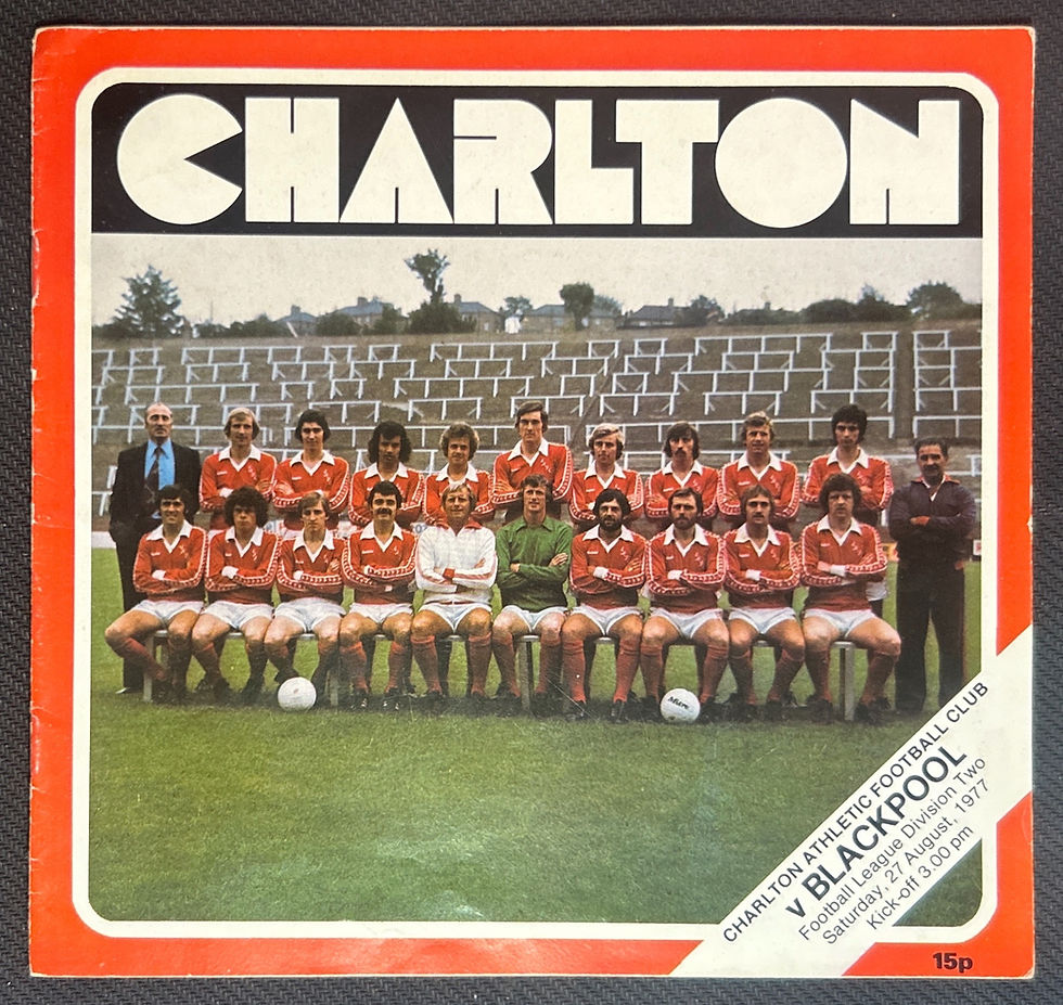 1977 Aug 27 Charlton V Blackpool