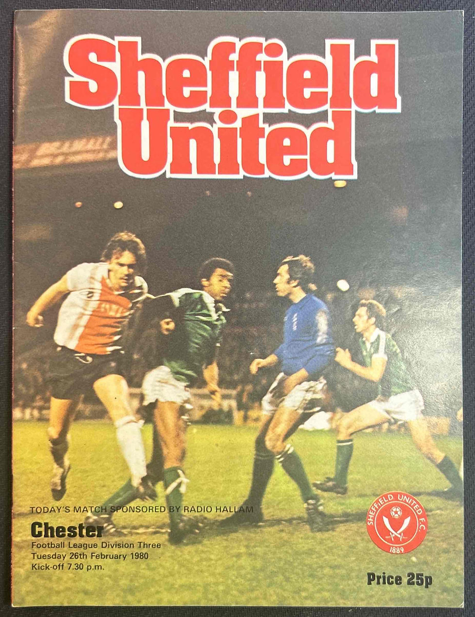 1980 Feb 26 Sheffield United V Chester