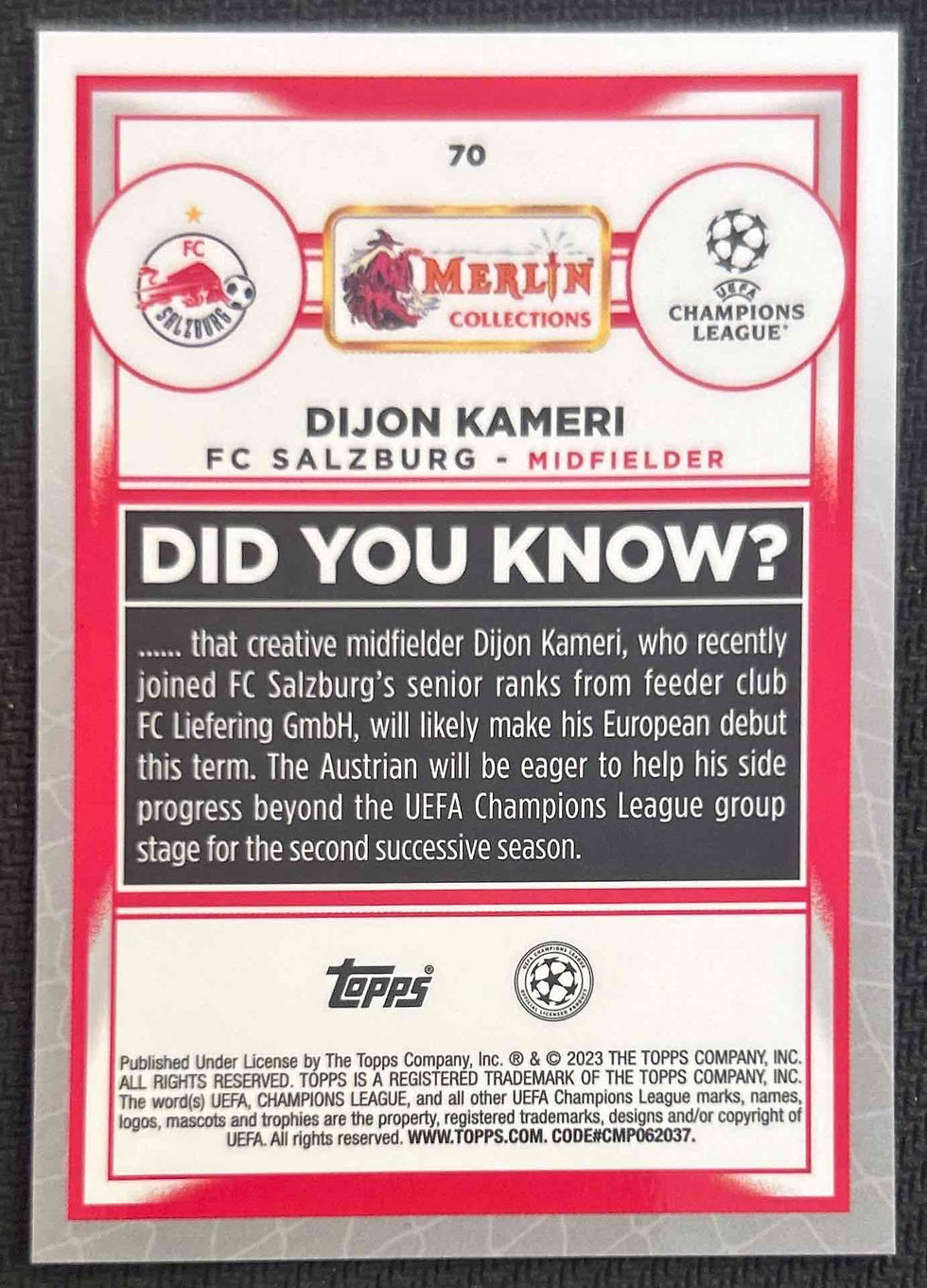 Dijon Kameri - Salzburg