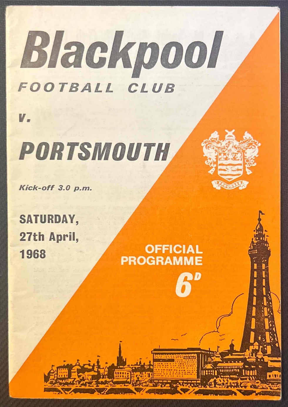 Blackpool Football Programme