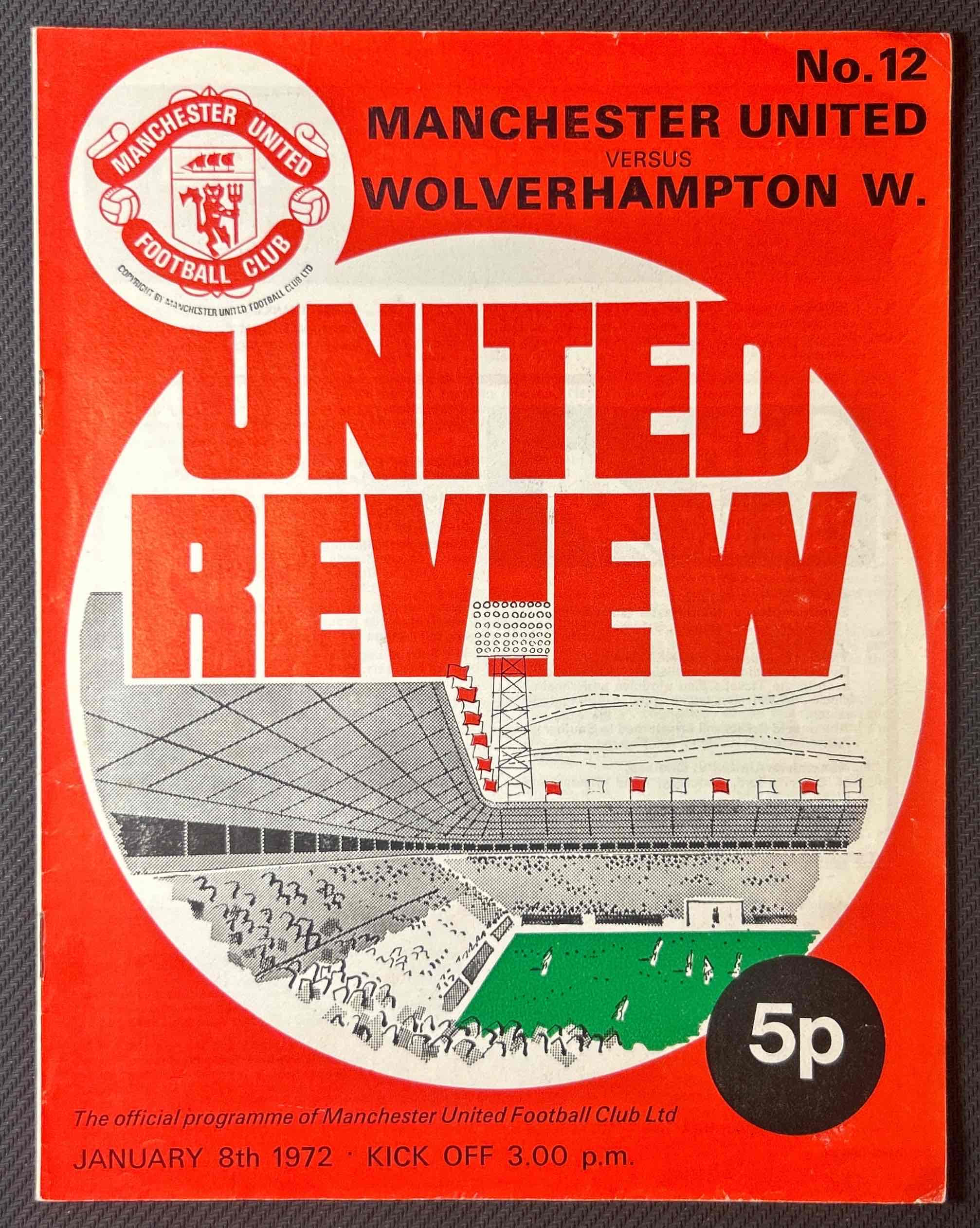 Man United V Wolves