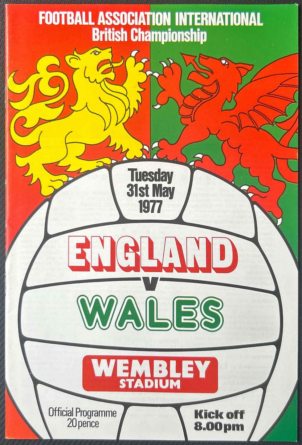 England V Wales