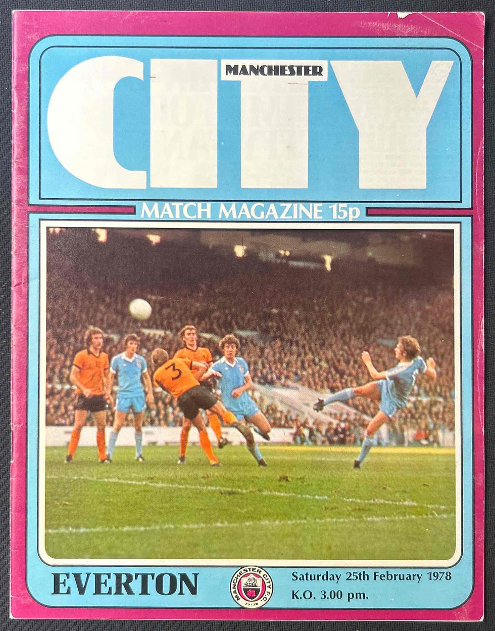 1978 Feb 25 Man City V Everton