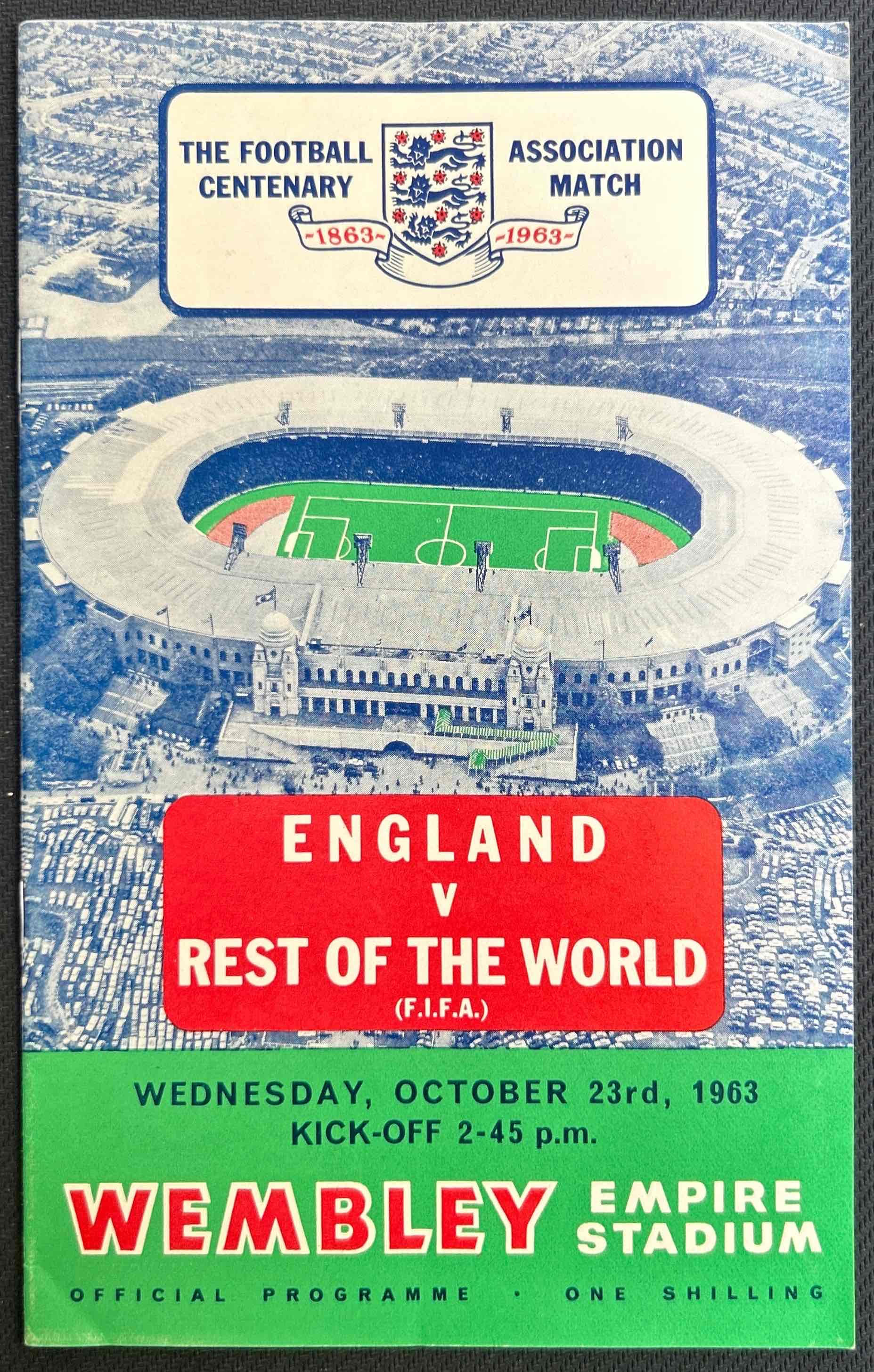 England V Rest OT World