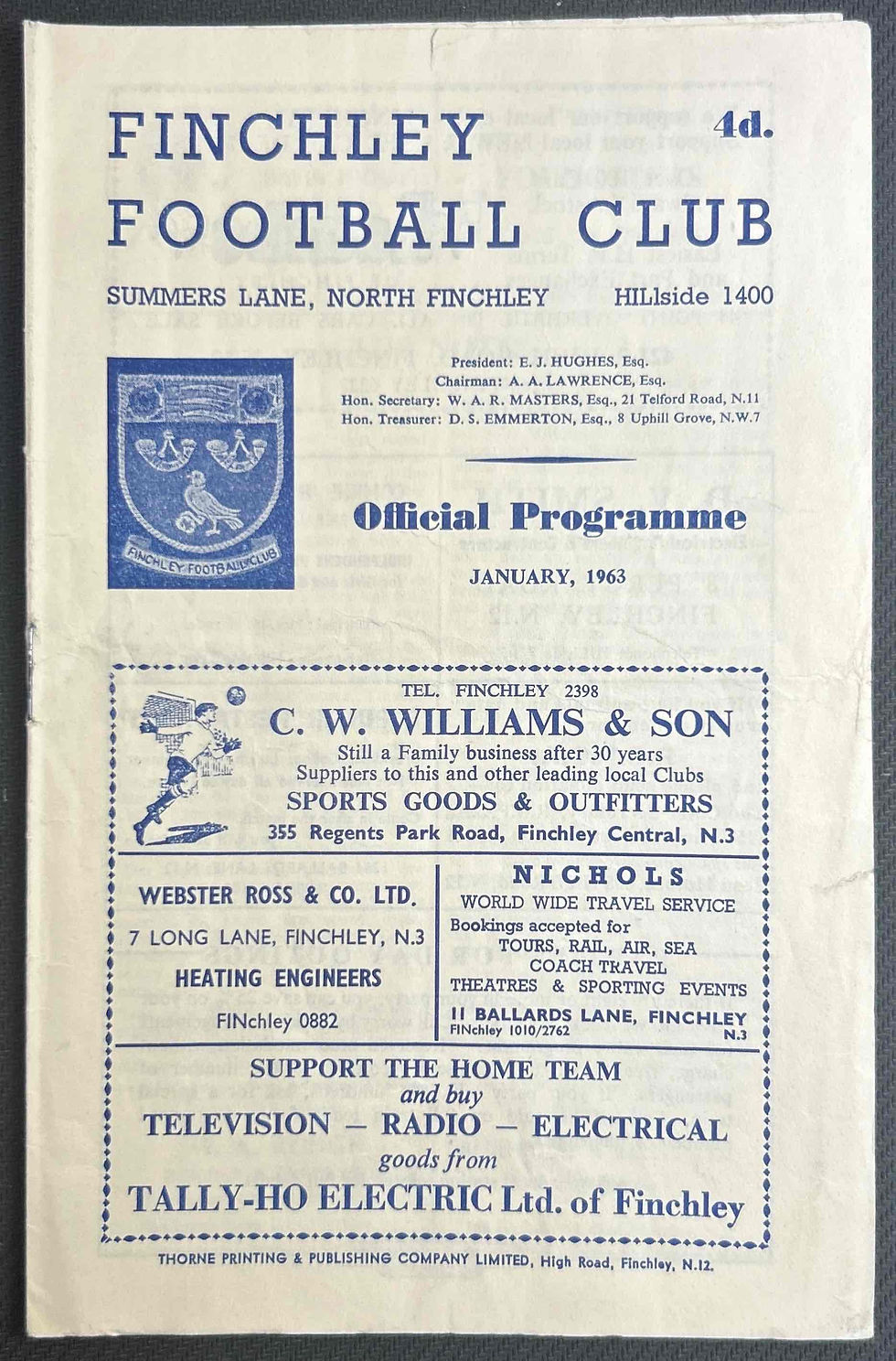 Finchley V Enfield