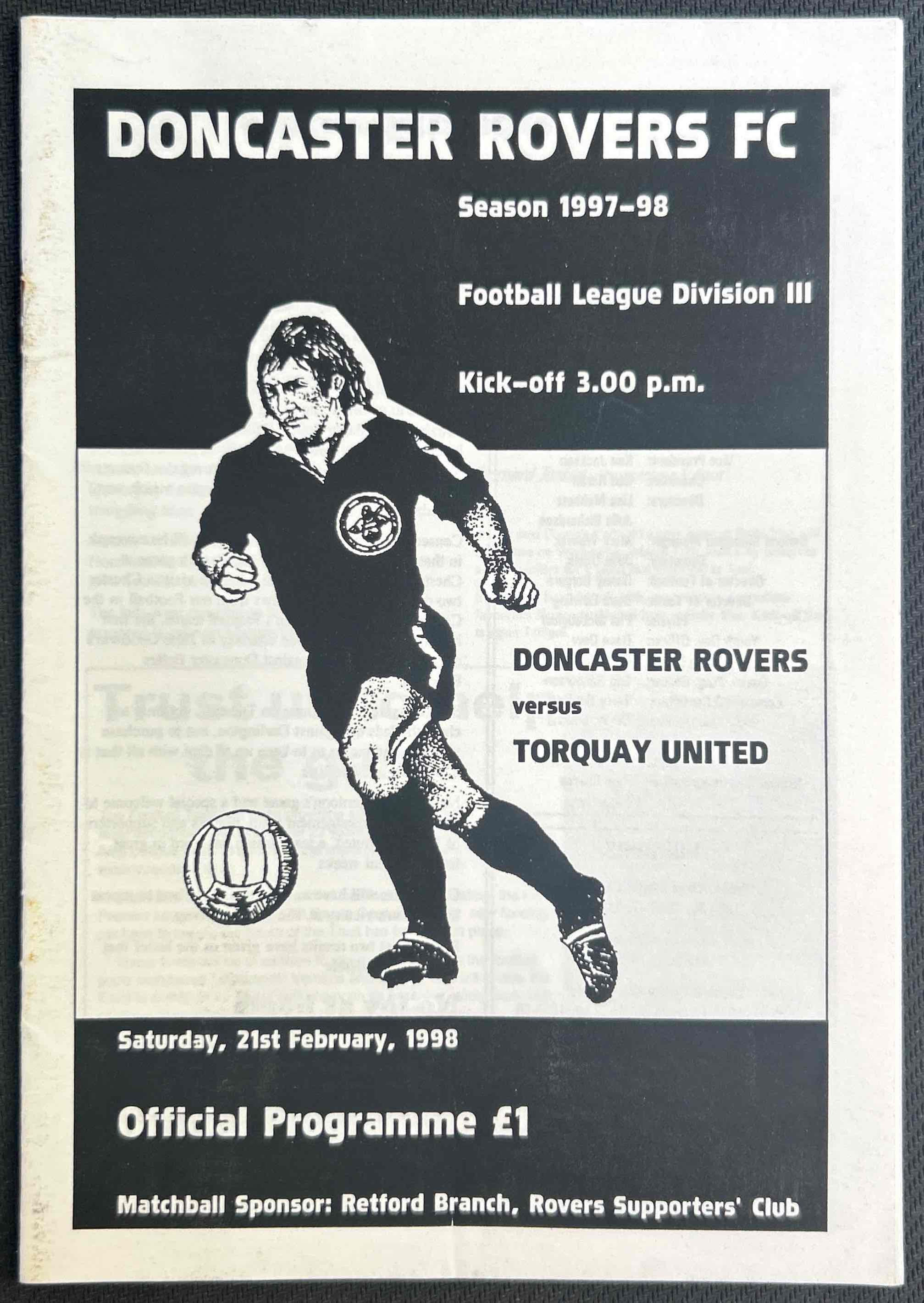 Doncaster V Torquay