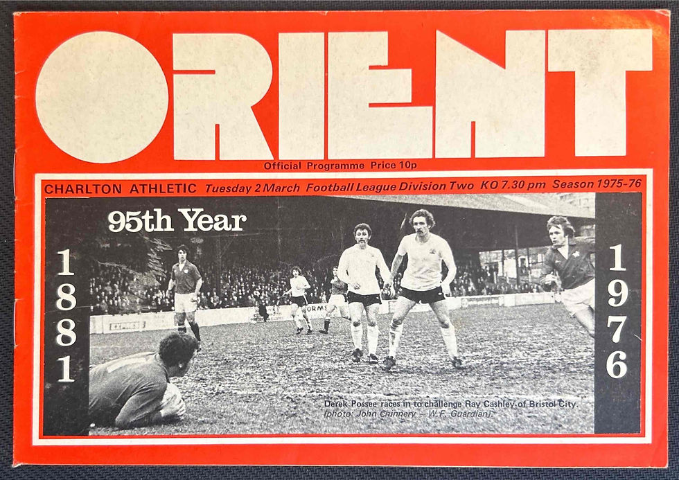 Leyton Orient Football Programmes