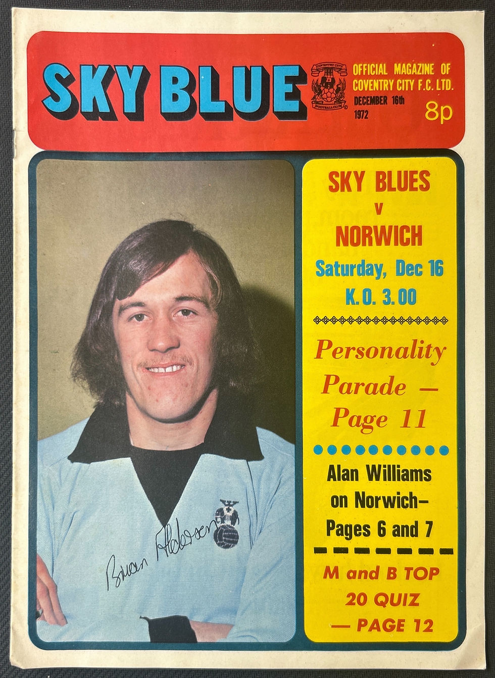 1972 Dec 16 Coventry V Norwich
