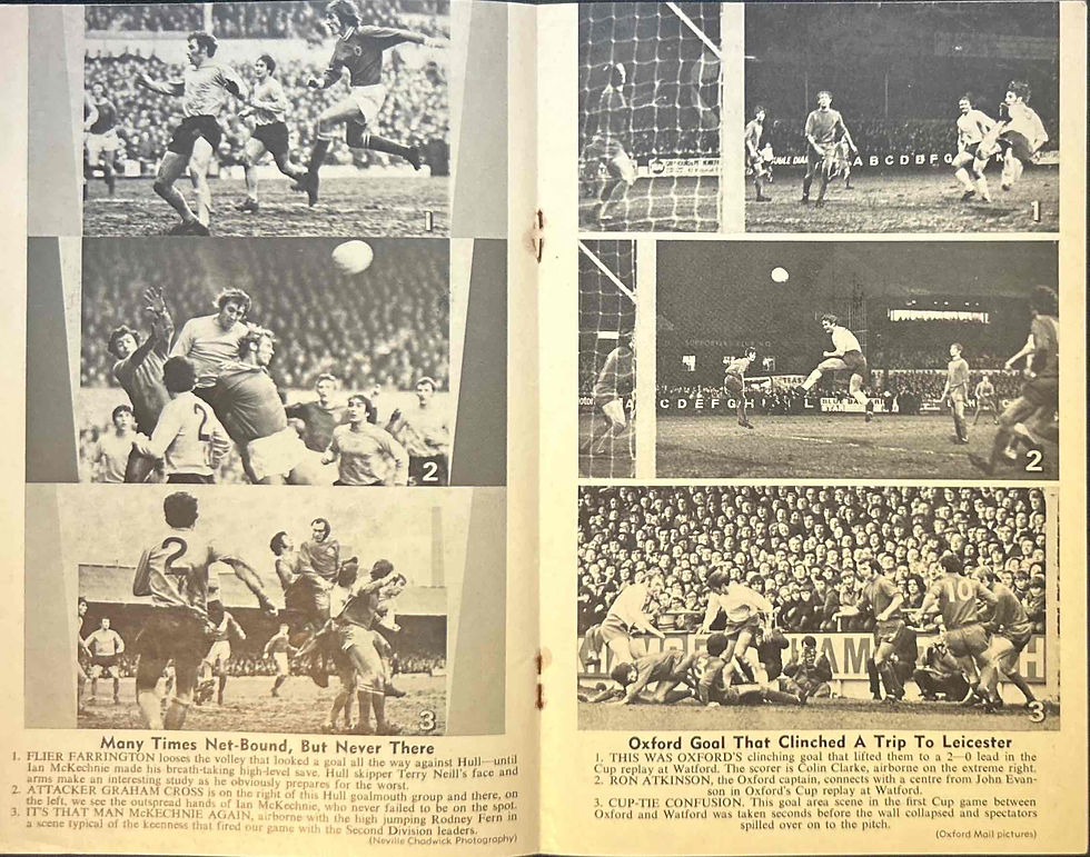 Thumbnail: 1971 Feb 13 Leicester V Oxford Football Programme