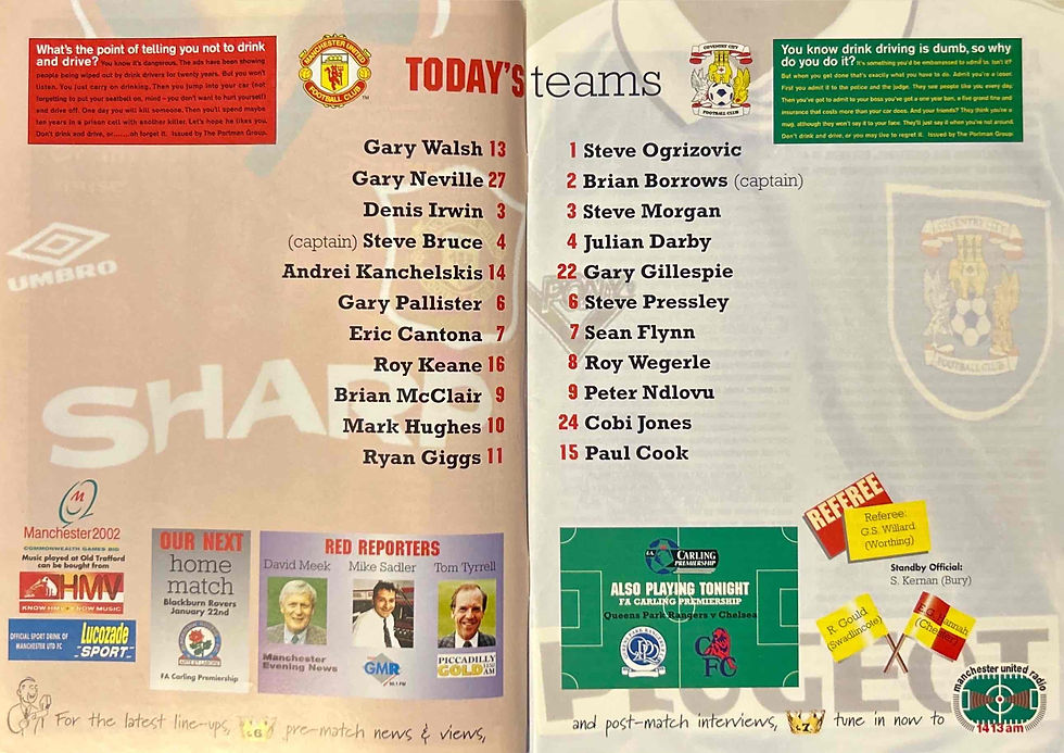 Thumbnail: Programme Vault Man United Football Programmes