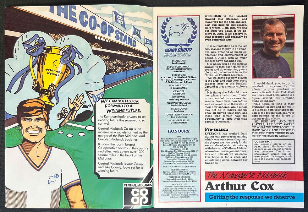 Thumbnail: 1986 Aug 23 Derby V Oldham
