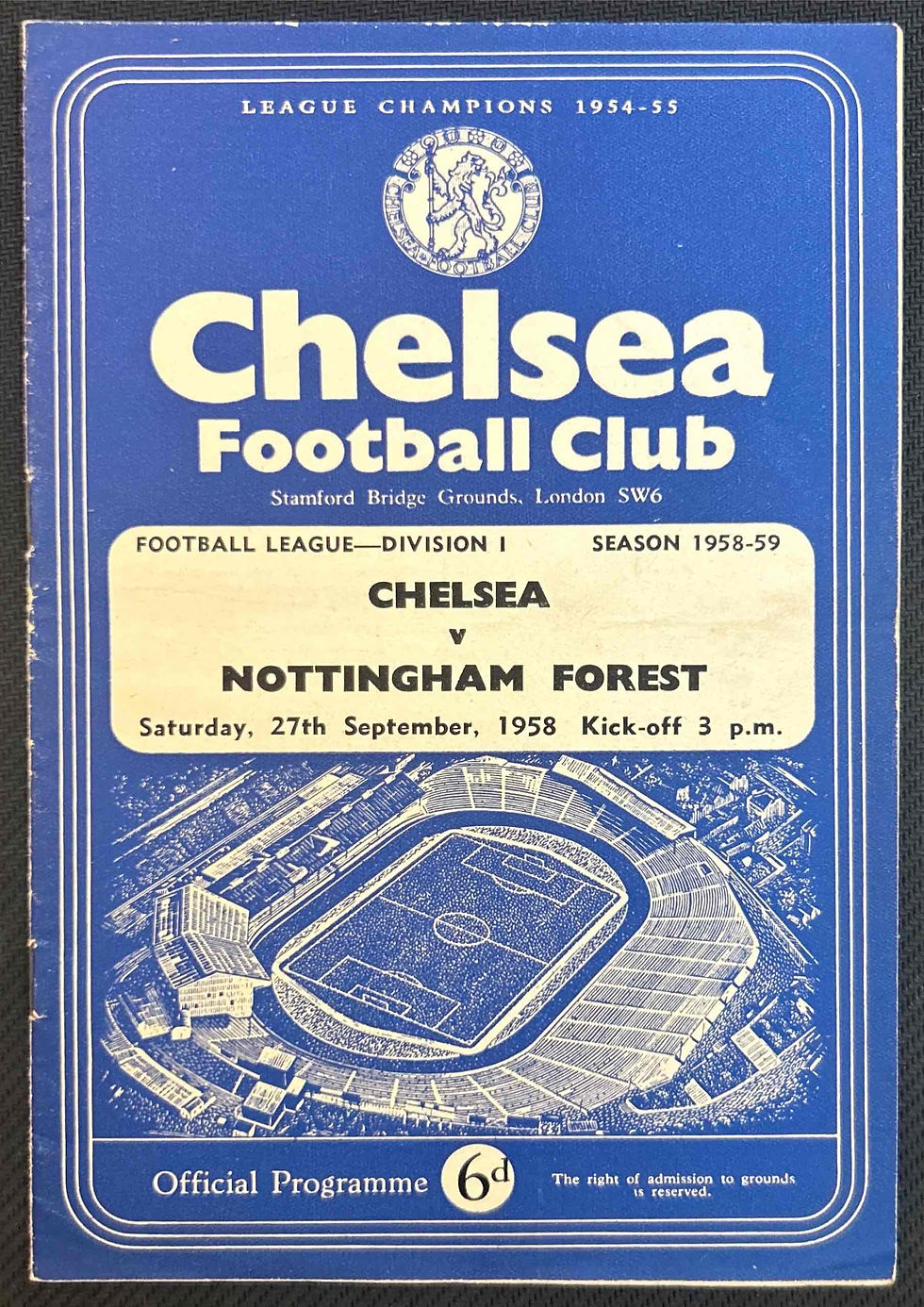 Chelsea Football Programmes