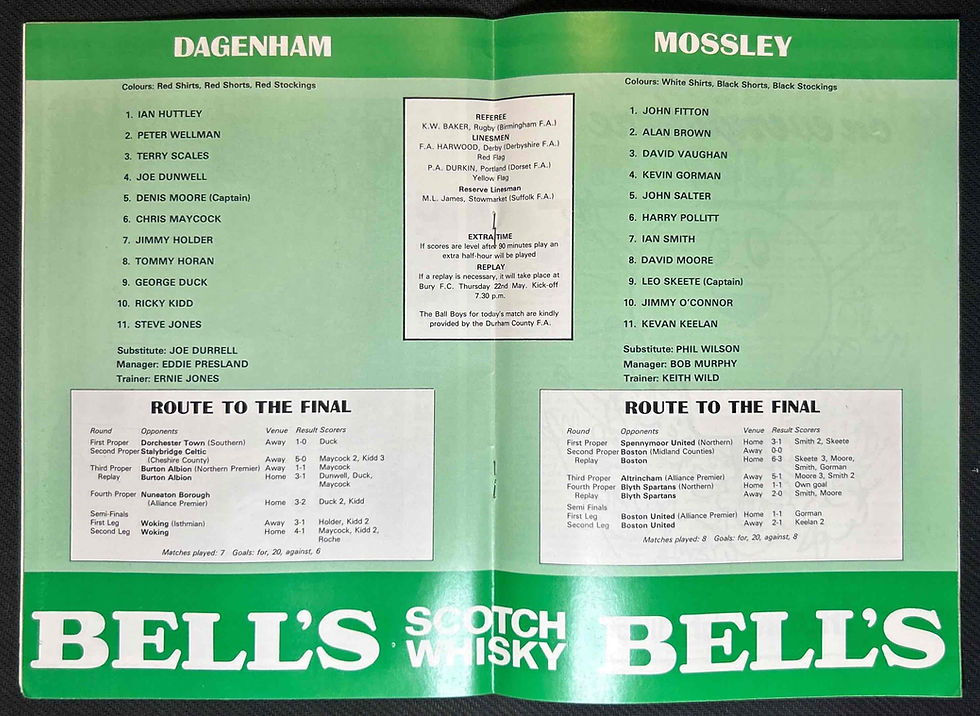Thumbnail: 1980 May 17 Dagenham V Mossley