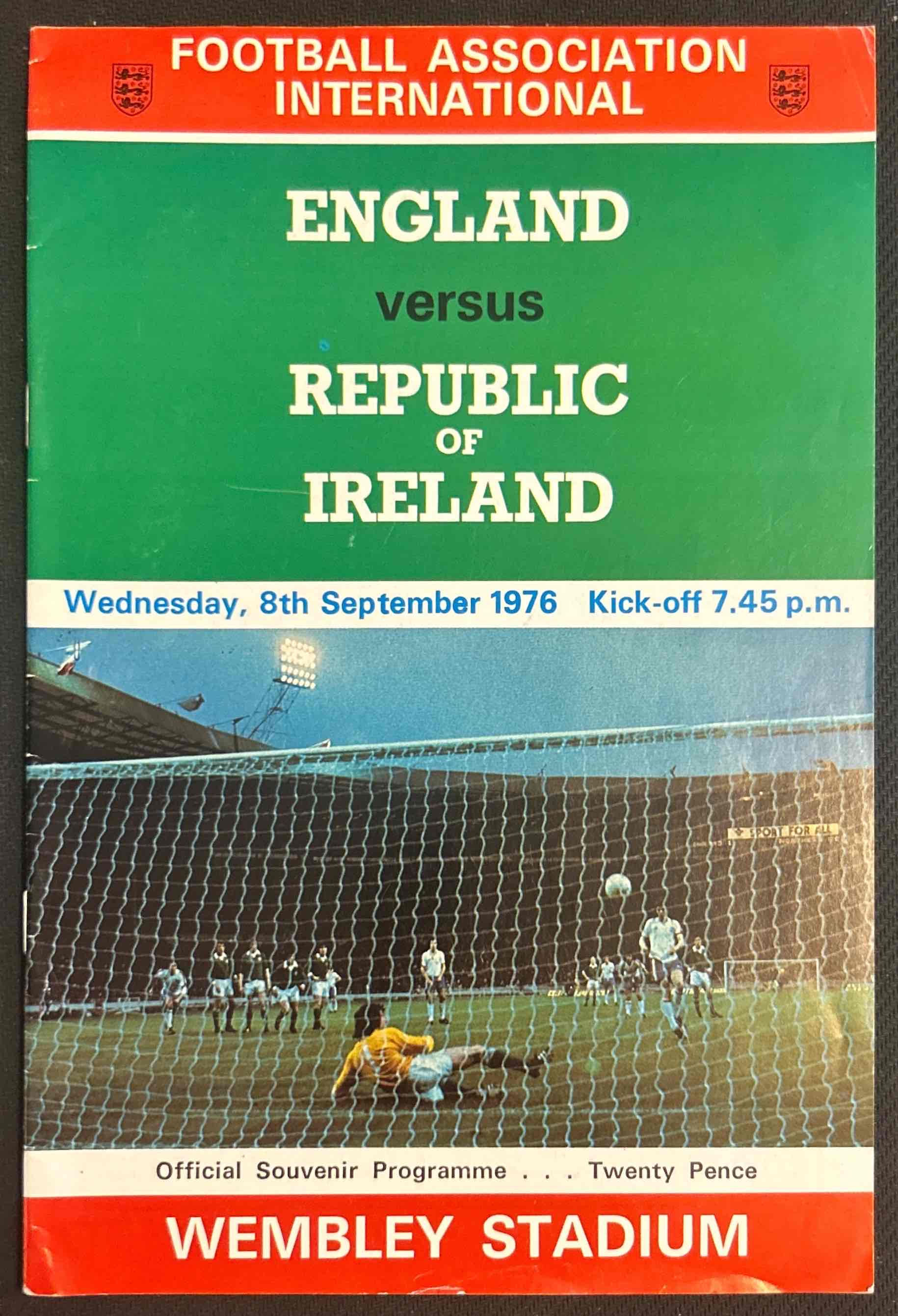 England V Republic Of Ireland