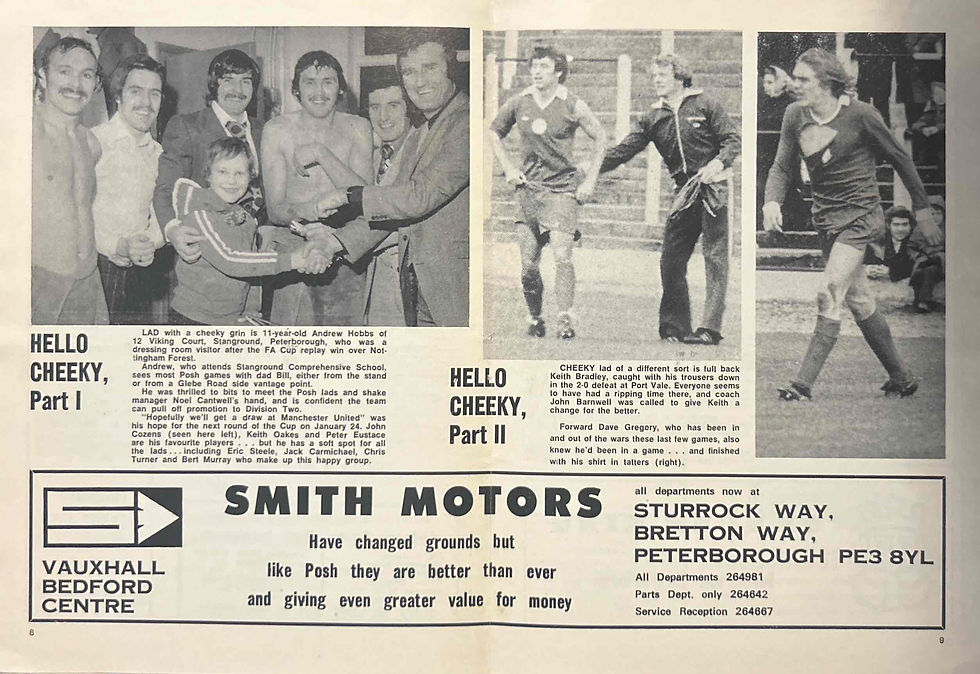 Thumbnail: Peterborough Football Programme