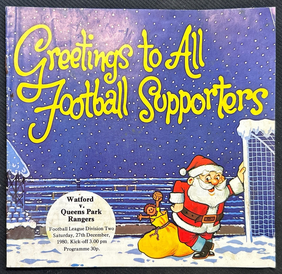 1980 Dec 27 Watford V QPR