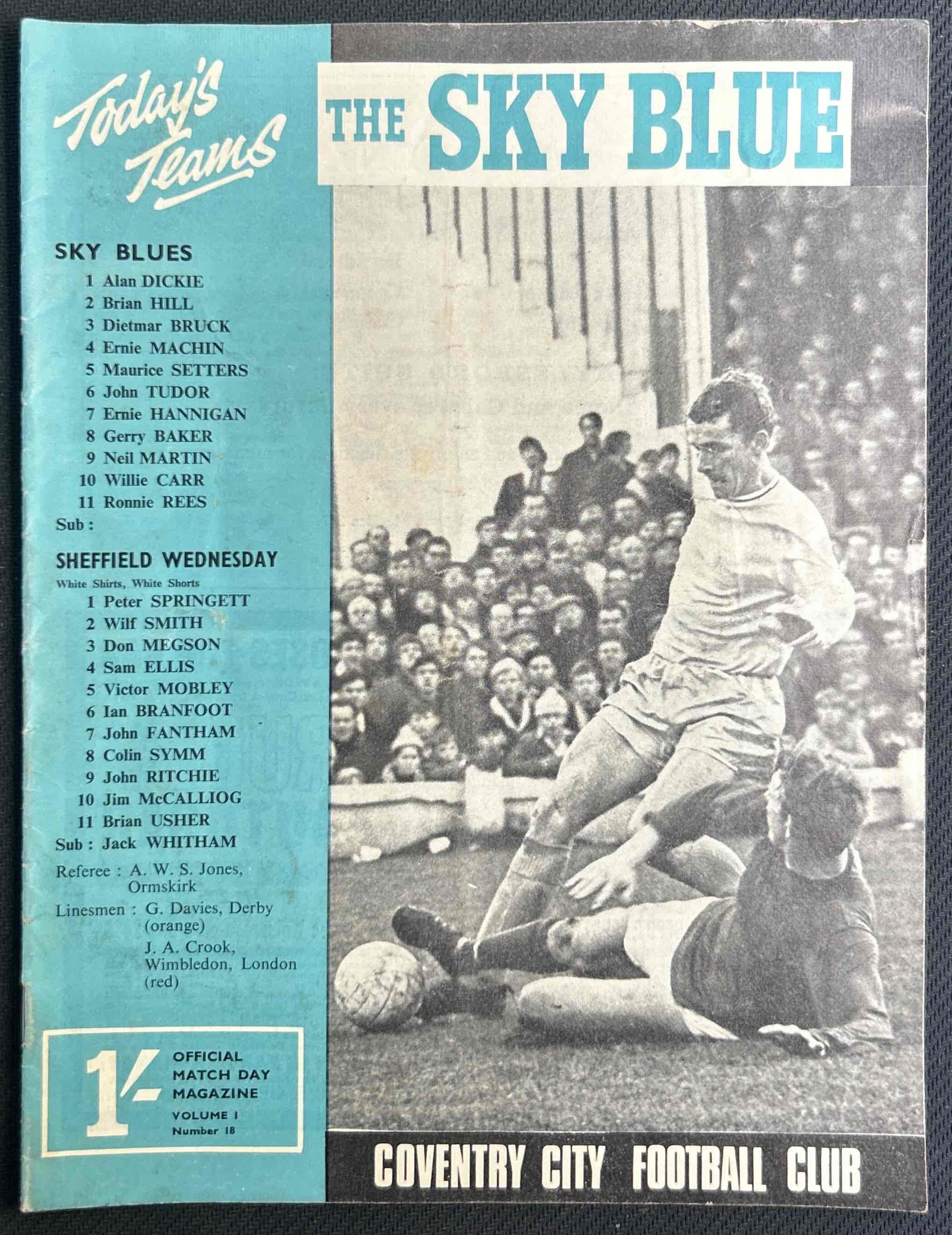 1968 Feb 24 Coventry V Sheffield Wednesday