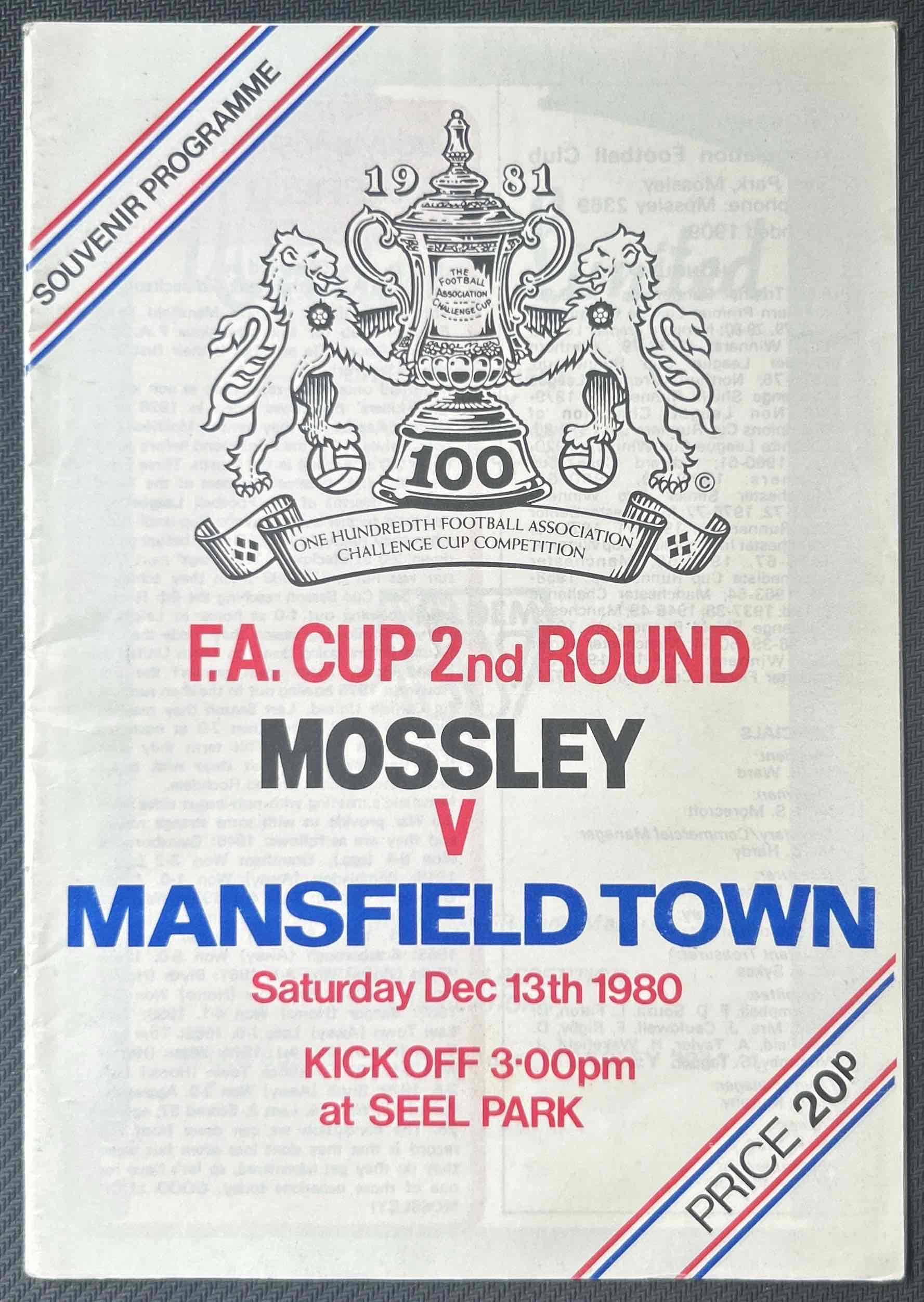 Mossley V Mansfield