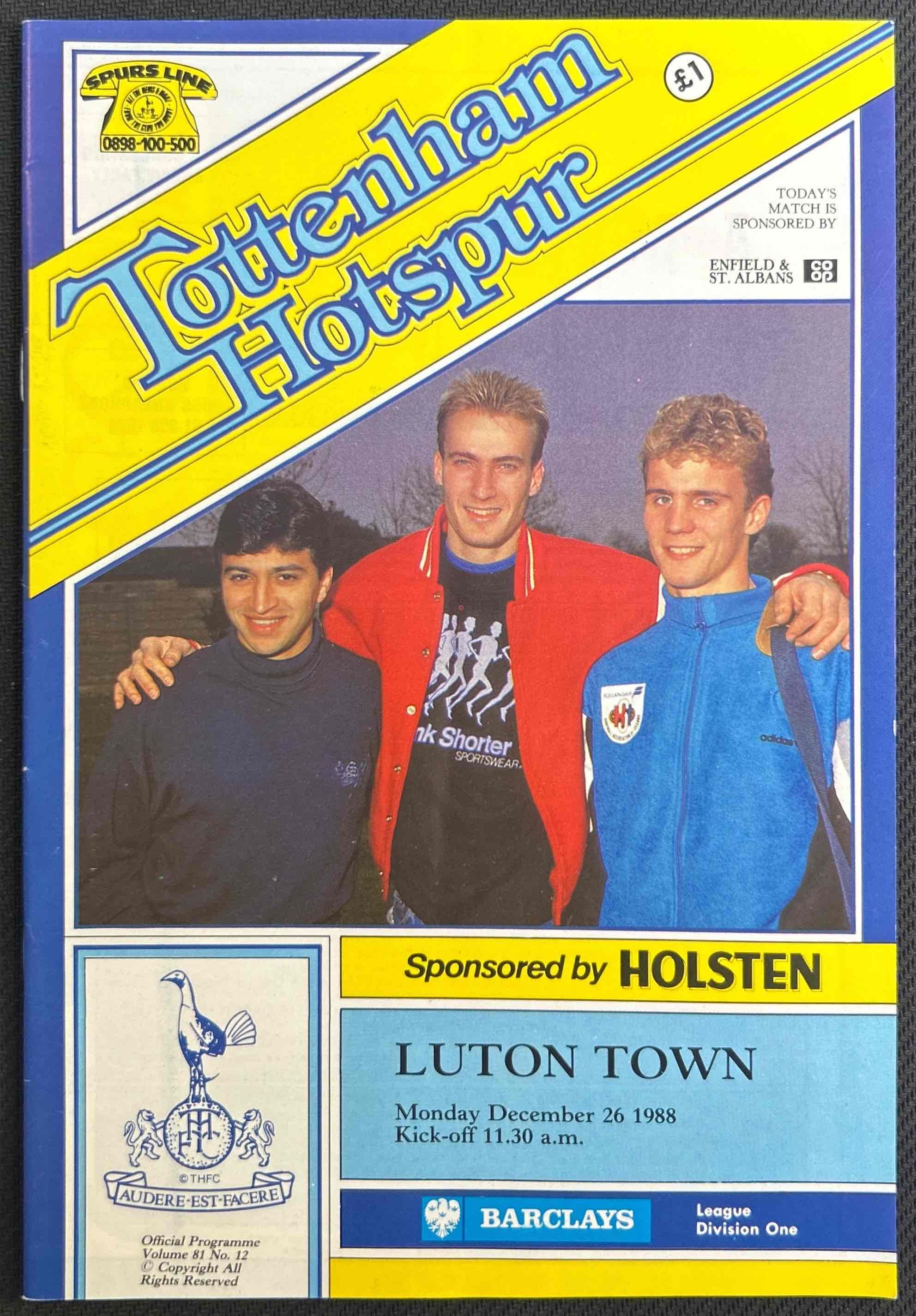 Tottenham V Luton