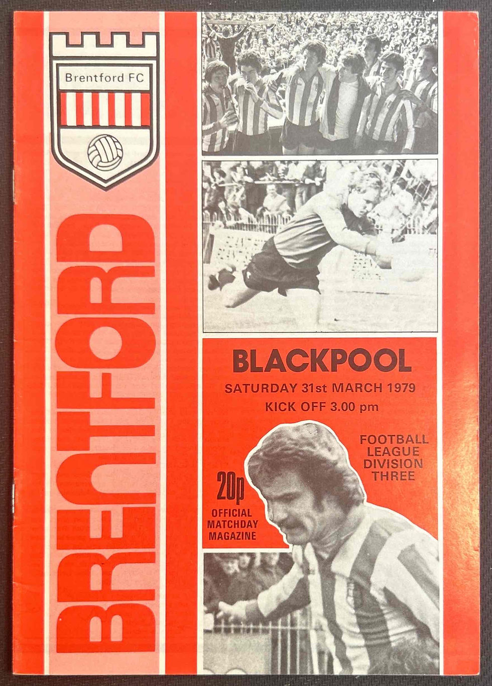 1979 Mar 31 Brentford V Blackpool