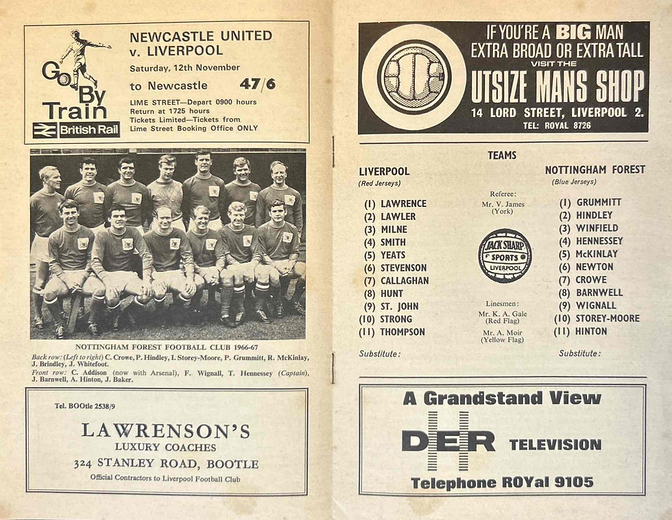 Thumbnail: Liverpool Football Programme