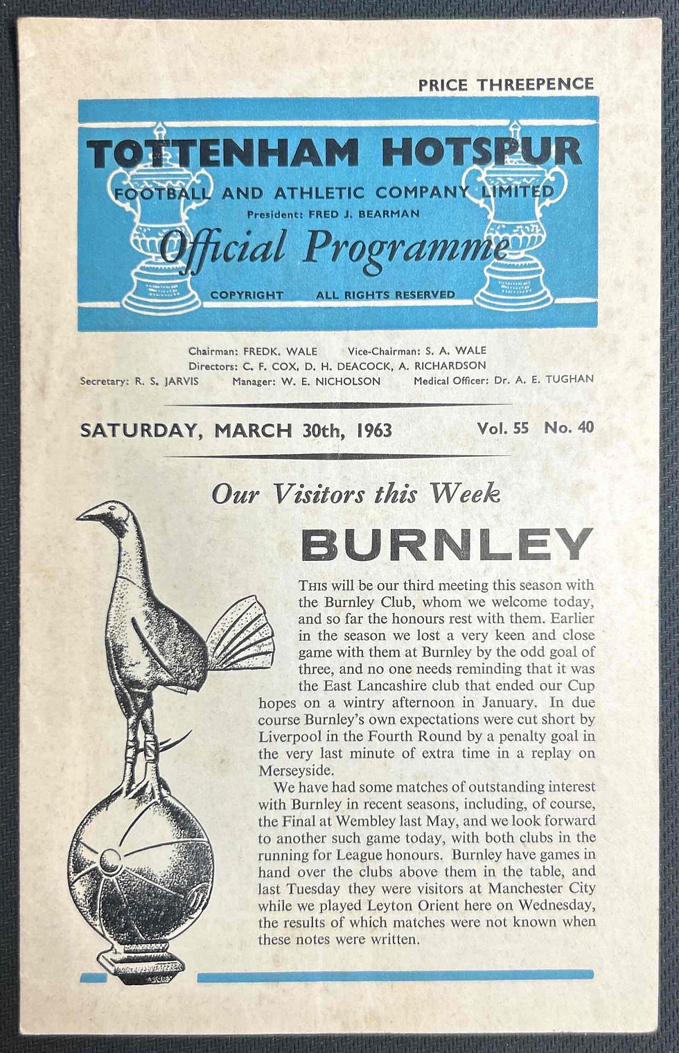 Tottenham V Burnley