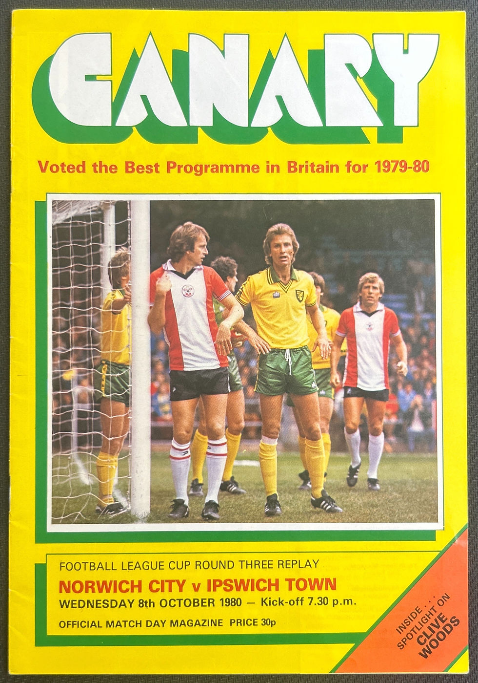 1980 Oct 8 Norwich V Ipswich
