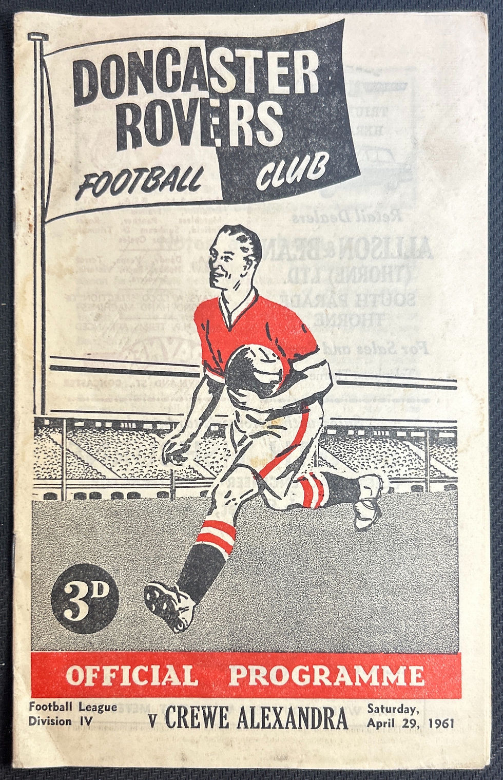 1961 Apr 29 Doncaster V Crewe