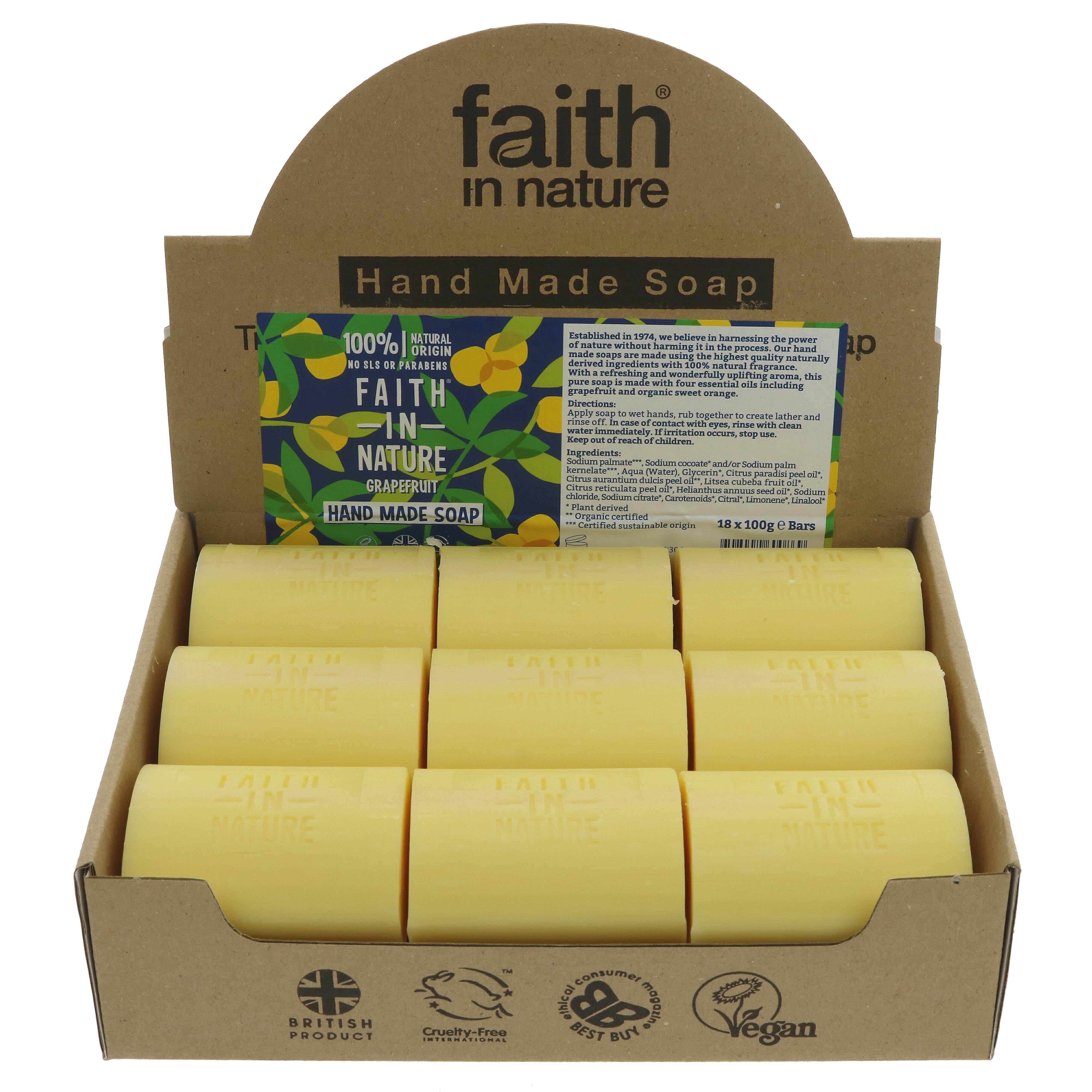 Faith in Nature Loose Soap, Grapefruit 100g