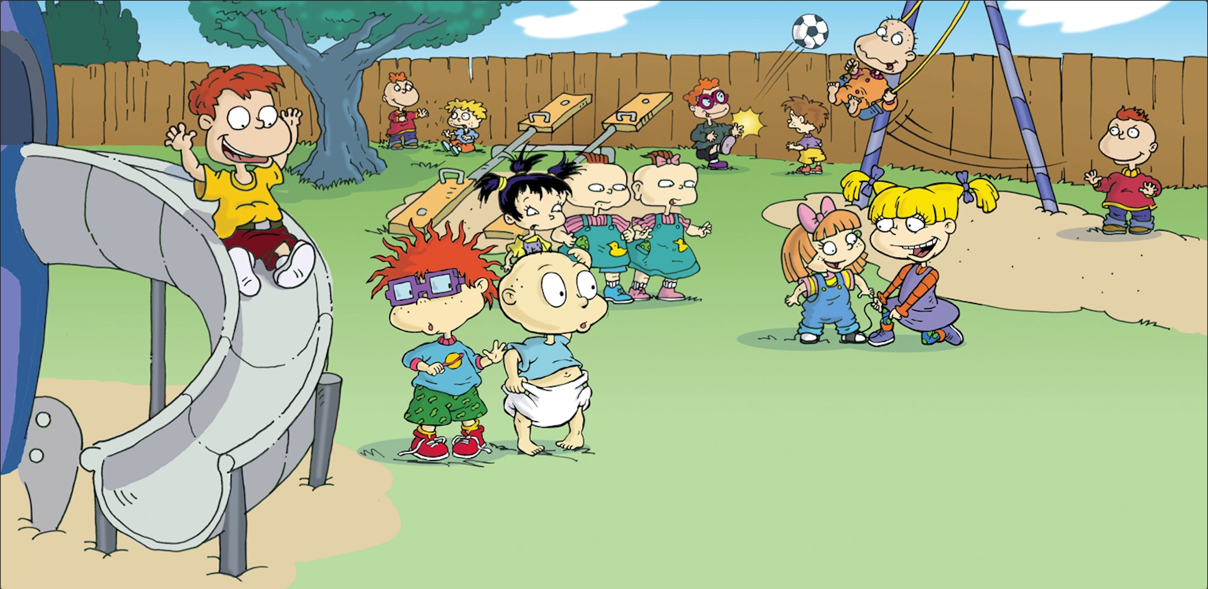 rugrats children's book art by Bob Ostrom