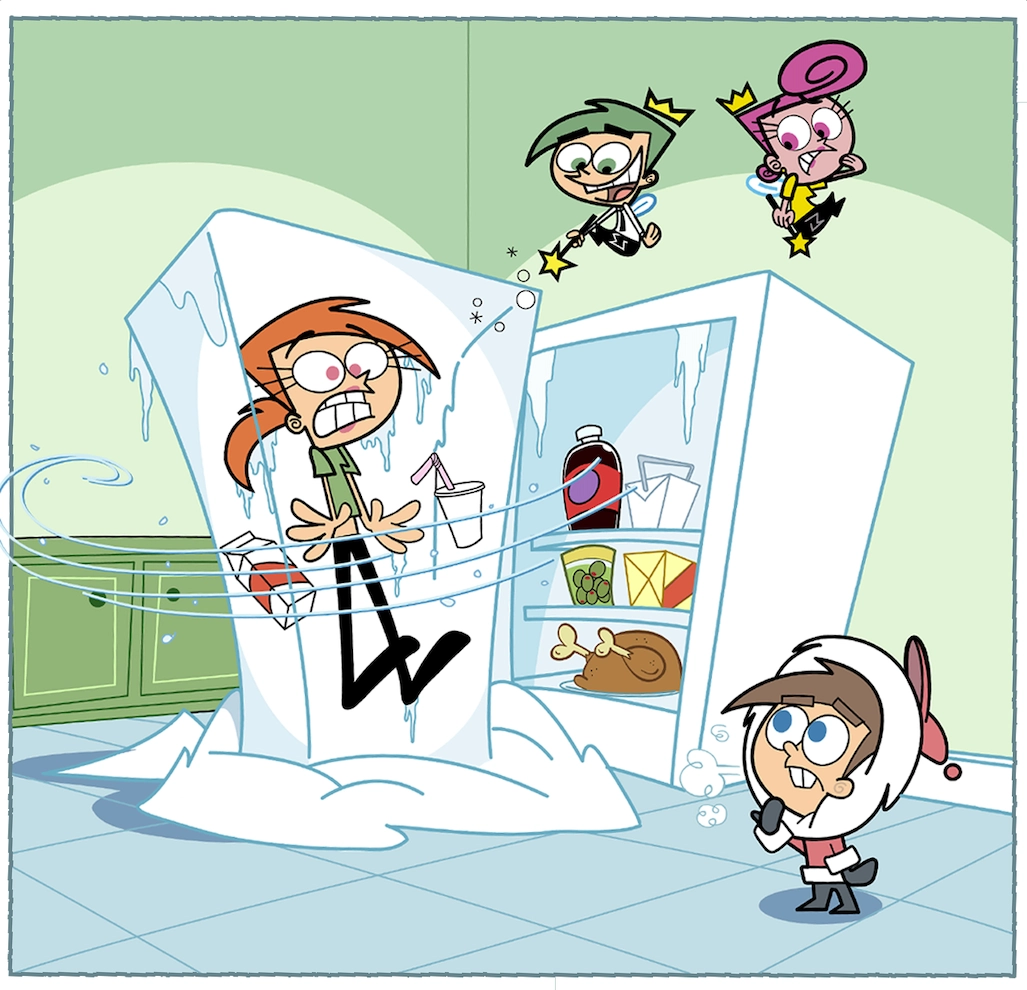 fairly odd parents cover art by Bob Ostrom
