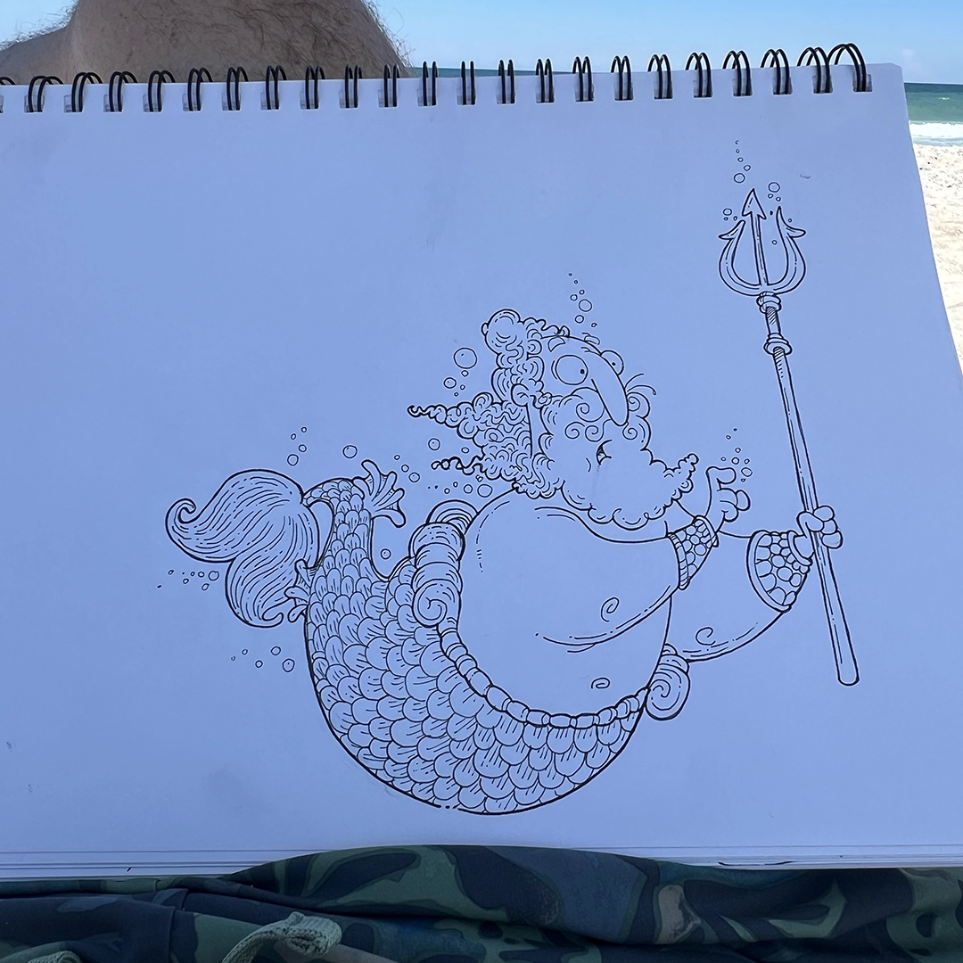 Poseidon doodle