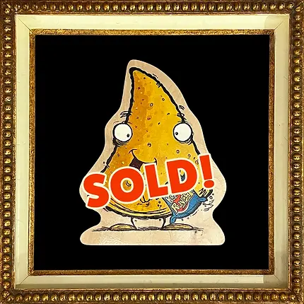 Mr Chips the fine art LED painting, by Bob Ostrom Studio, has been sold!