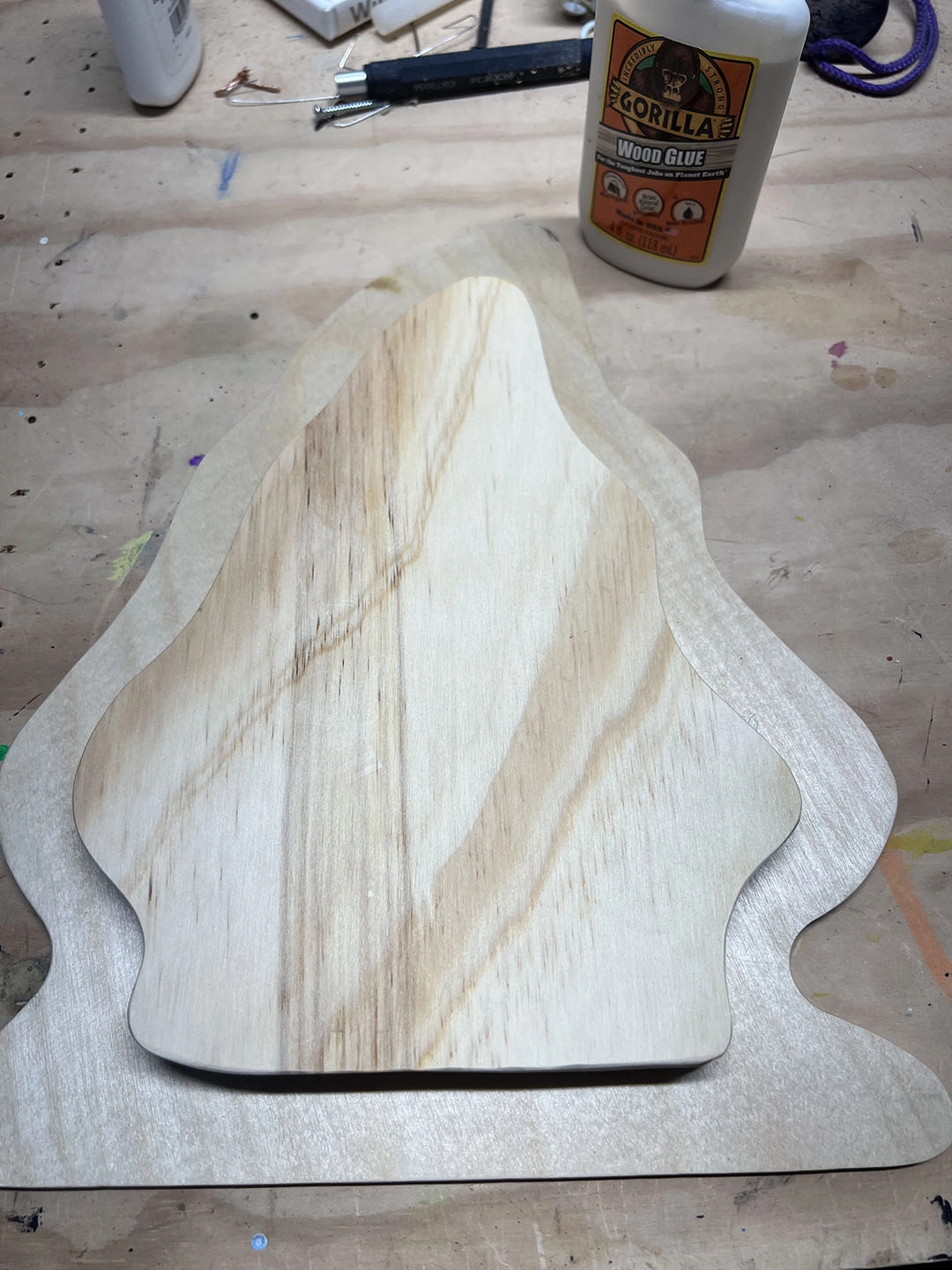 LED art lighting project assembly