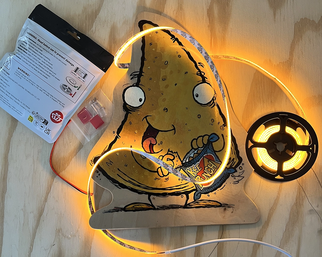 LED art lighting project 