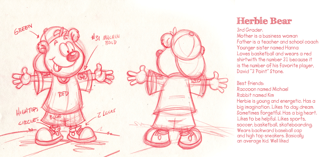 Herbie Bear character study