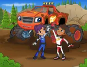blaze and the monster trucks cover art art