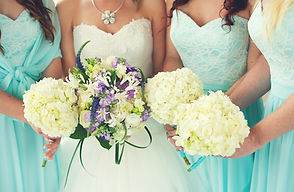 Bride and Bridesmaids