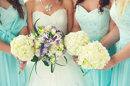 Bride and Bridesmaids