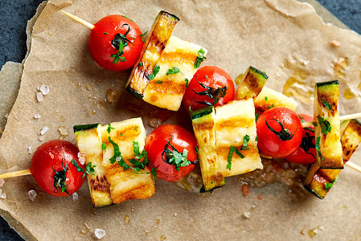 Arranged Food and Objects