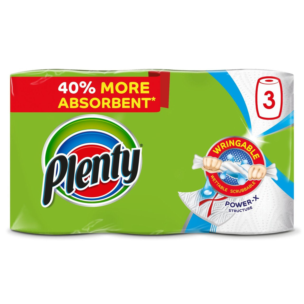 Plenty White Kitchen Roll