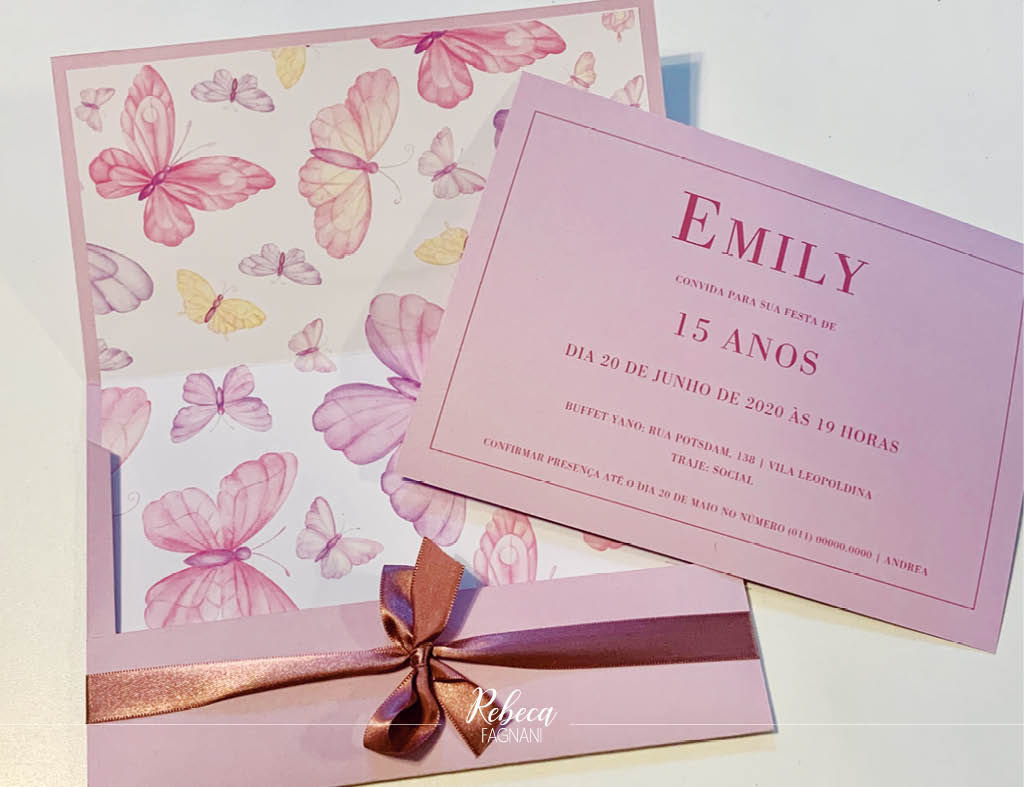 Convite: Borboleta