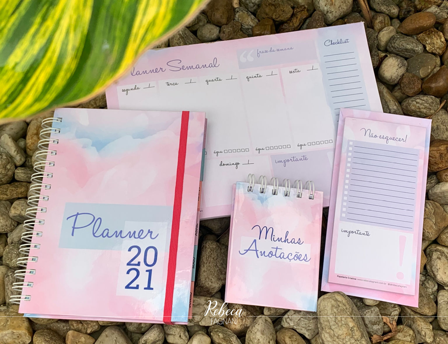 Kit Planners Tinta Rosa